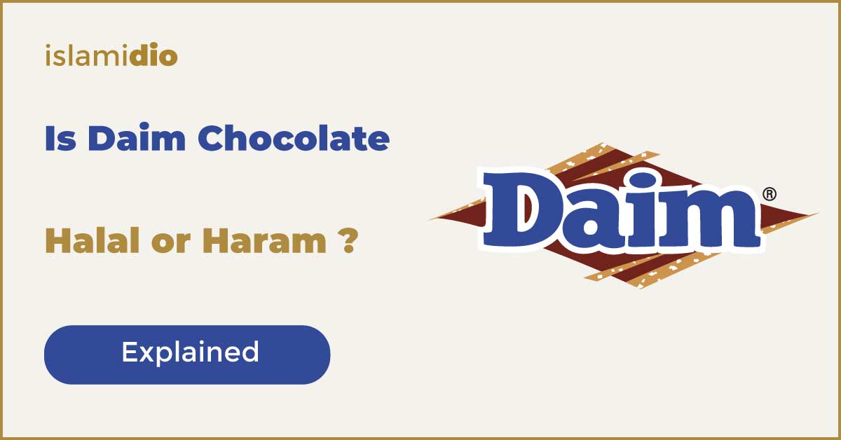 daim chocolate halal or haram